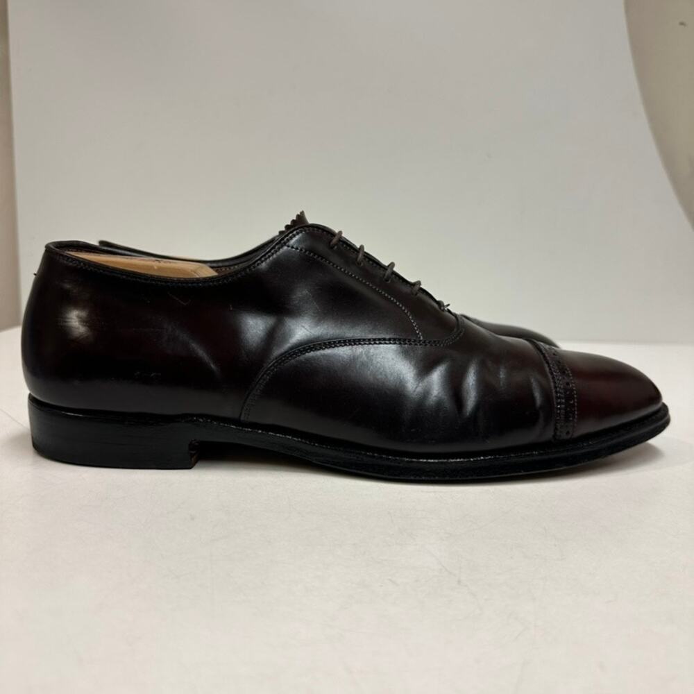 NEW HEELS Alden 9015 Color 8 Shell Cordovan Perf Tip Bal Oxford Made USA 10.5 B